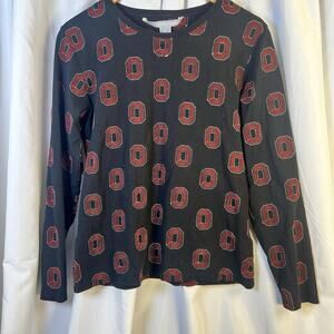 License House Women’s Ohio State University Long Sleeve T Embroidered “O” Sz L